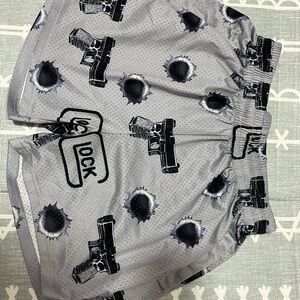 Glock Gray Men's Athletic Shorts